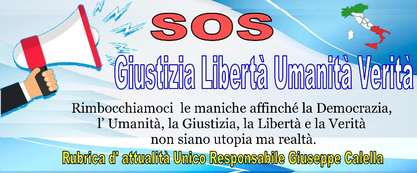 sos libertà giustizia umanità verita